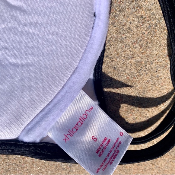 Black & White Bikini Top xhiliration S - Picture 7 of 9